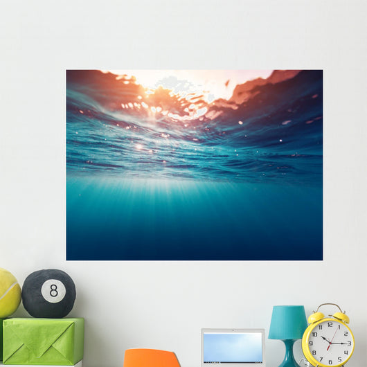 Blue Sea Wall Decal
