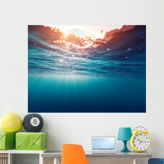 Blue Sea Wall Decal