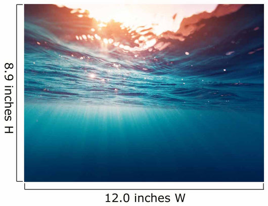 Blue Sea Wall Decal