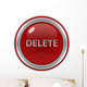 Delete Circular Icon Wall Decal