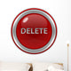 Delete Circular Icon Wall Decal