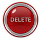 Delete Circular Icon Wall Decal
