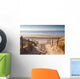 sand path to North sea at sunset Wall Decal