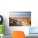 sand path to North sea at sunset Wall Decal
