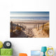 sand path to North sea at sunset Wall Decal
