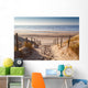 sand path to North sea at sunset Wall Decal