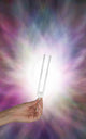 Holding Tuning Fork Resonating Wall Decal