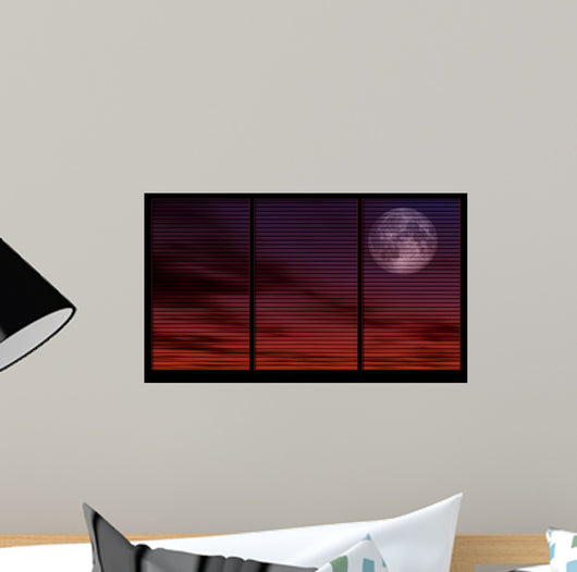 Moonlight Through the Window Wall Decal