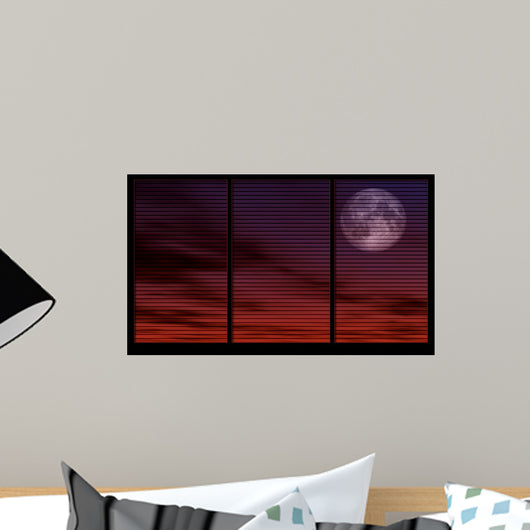 Moonlight Through the Window Wall Decal