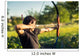 Young Archer Training Wall Decal