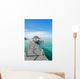 Tropical hut and wooden bridge at holiday resort ,Phuket Wall Decal