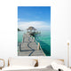 Tropical hut and wooden bridge at holiday resort ,Phuket Wall Decal