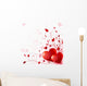 Valentine Day Card Wall Decal