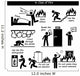 Case Fire Emergency Action Wall Decal
