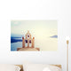 Traditional Bells and Cross Wall Decal