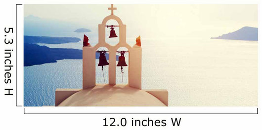 Traditional Bells and Cross Wall Decal