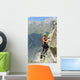 Rock-climber during Rock Conquest Wall Decal