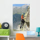 Rock-climber during Rock Conquest Wall Decal