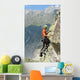 Rock-climber during Rock Conquest Wall Decal