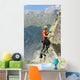 Rock-climber during Rock Conquest Wall Decal
