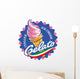 Ice Cream Label Vector Wall Decal