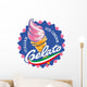 Ice Cream Label Vector Wall Decal
