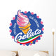 Ice Cream Label Vector Wall Decal