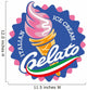 Ice Cream Label Vector Wall Decal