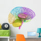 Creative concept of the human brain Wall Decal