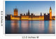 London at night: Houses of Parliament and Big Ben Wall Decal