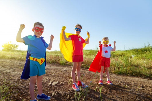 Children Superheroes Wall Decal