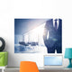 Businessman Sunny Office Wall Decal