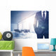 Businessman Sunny Office Wall Decal