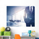 Businessman Sunny Office Wall Decal