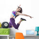 Chica Saltando Wall Decal