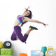 Chica Saltando Wall Decal