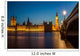 London at night: Houses of Parliament and Big Ben Wall Decal