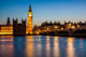 London at night: Houses of Parliament and Big Ben Wall Decal
