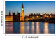 London at night: Houses of Parliament and Big Ben Wall Decal