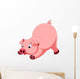 Cute Pig Cartoon Wall Decal
