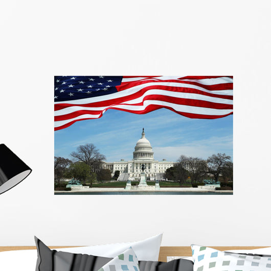 Capitol Building Us Congress Wall Decal