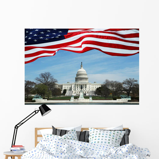 Capitol Building Us Congress Wall Decal