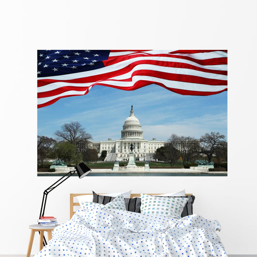 Capitol Building Us Congress Wall Decal