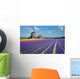 Flowers and Windmills HollWall Decal