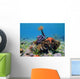 Colorful Tropical Sea Life Wall Decal