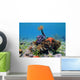 Colorful Tropical Sea Life Wall Decal