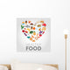 Healthy Food Wall Decal