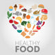 Healthy Food Wall Decal