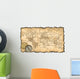 Ancient Map of the World Compass Wall Decal
