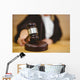 Hand about to Bang Wall Decal